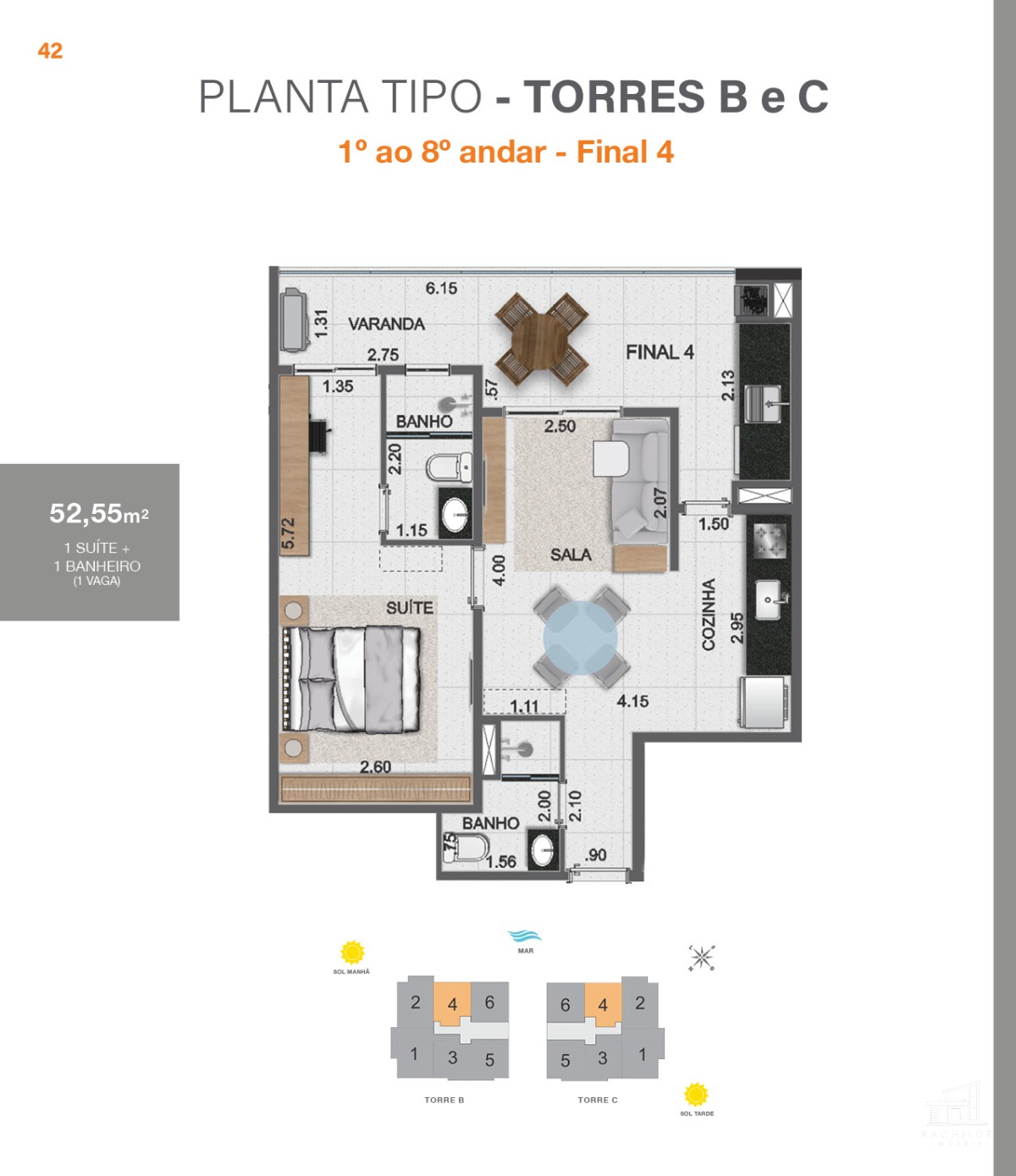 Apartamento à venda com 1 quarto, 54m² - Foto 12