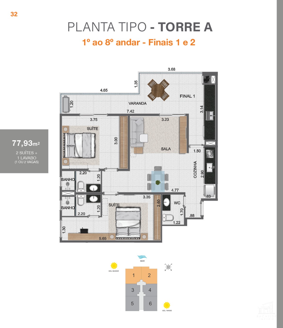 Apartamento à venda com 1 quarto, 54m² - Foto 8