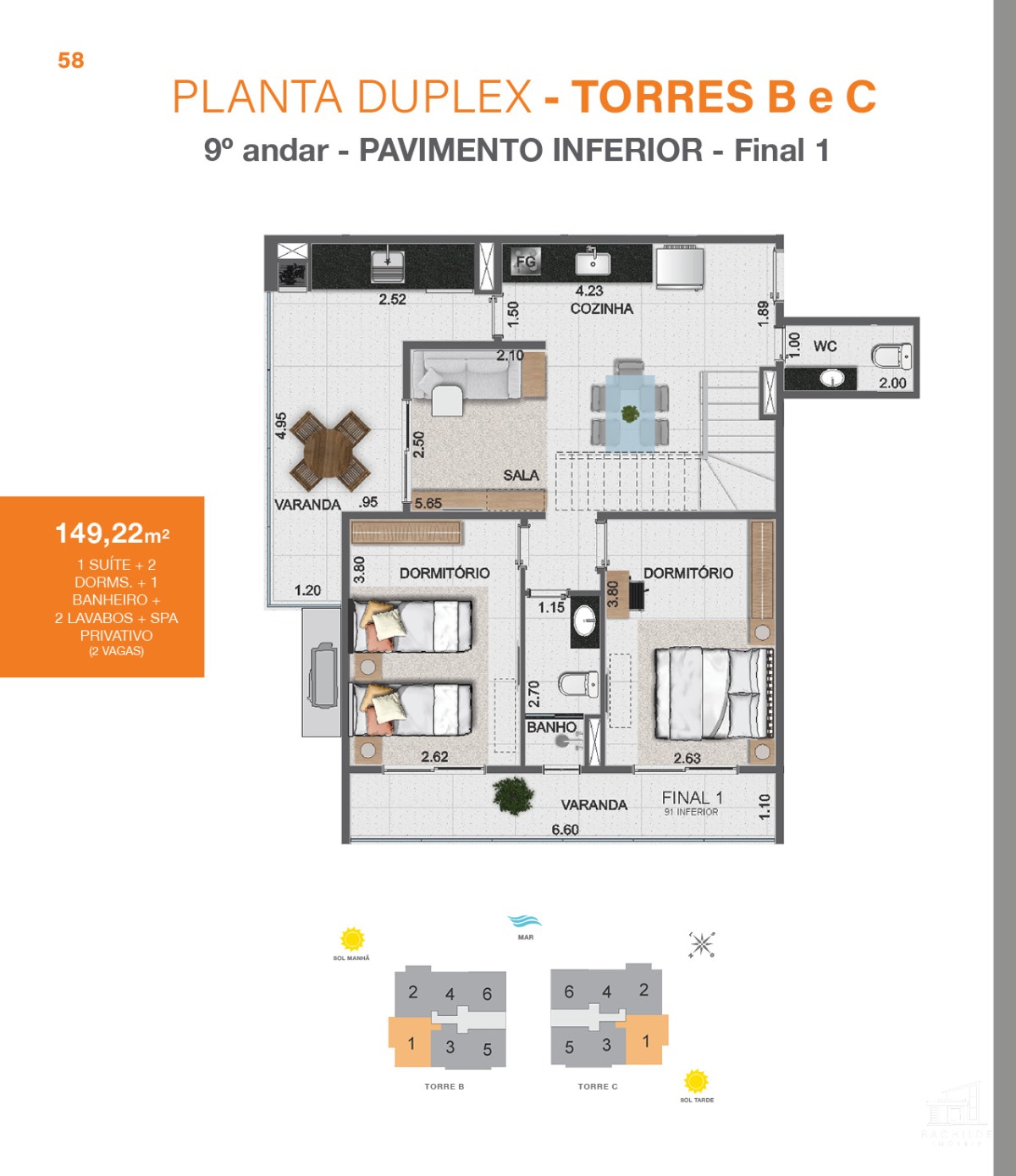 Apartamento à venda com 1 quarto, 54m² - Foto 21