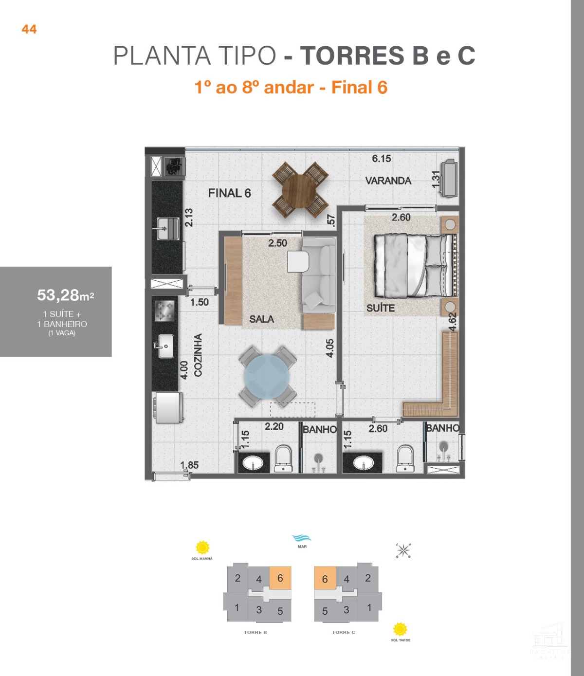 Apartamento à venda com 1 quarto, 54m² - Foto 14